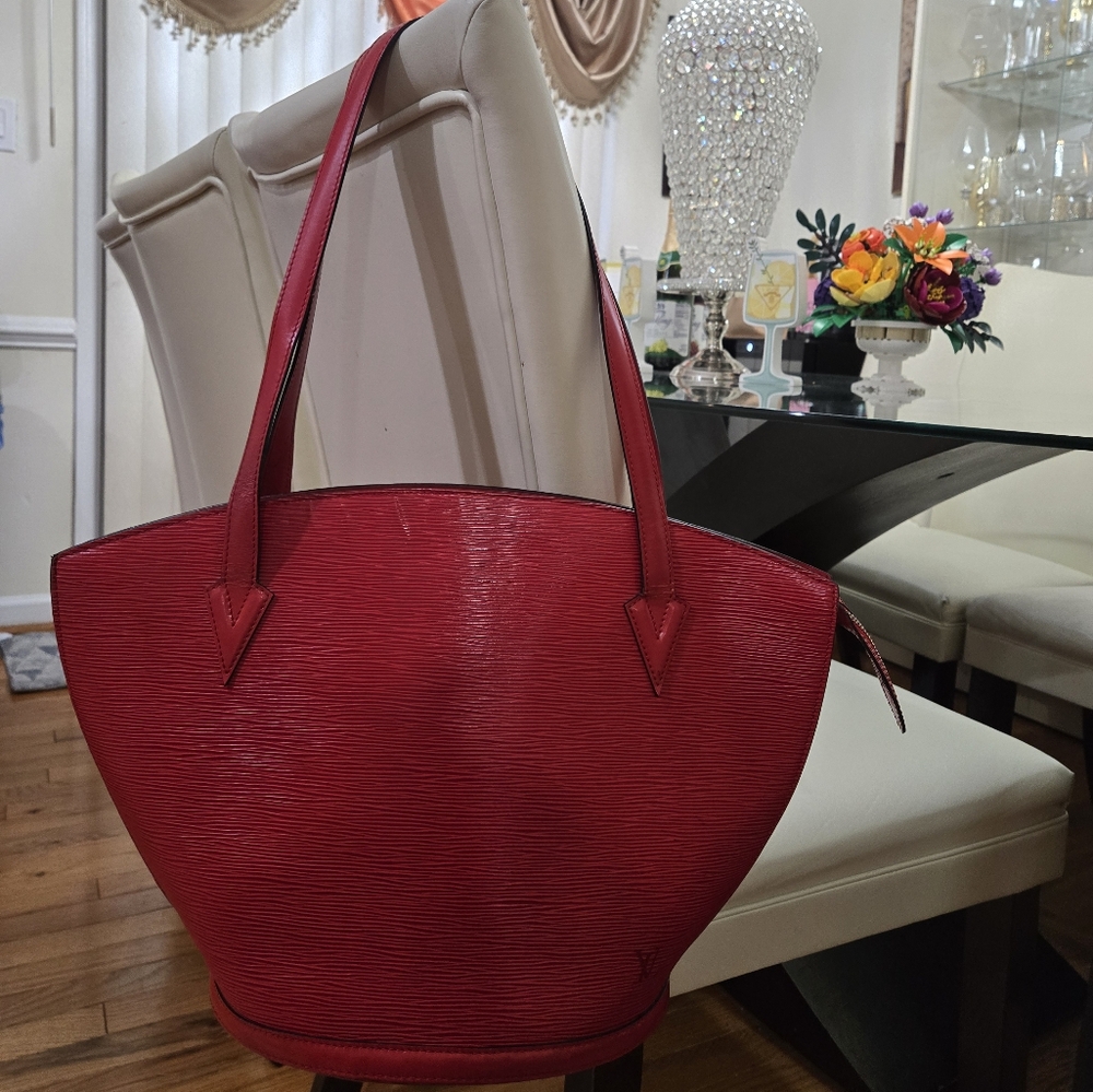 Louis Vuitton Saint Jacque GM Elegant Red Bag